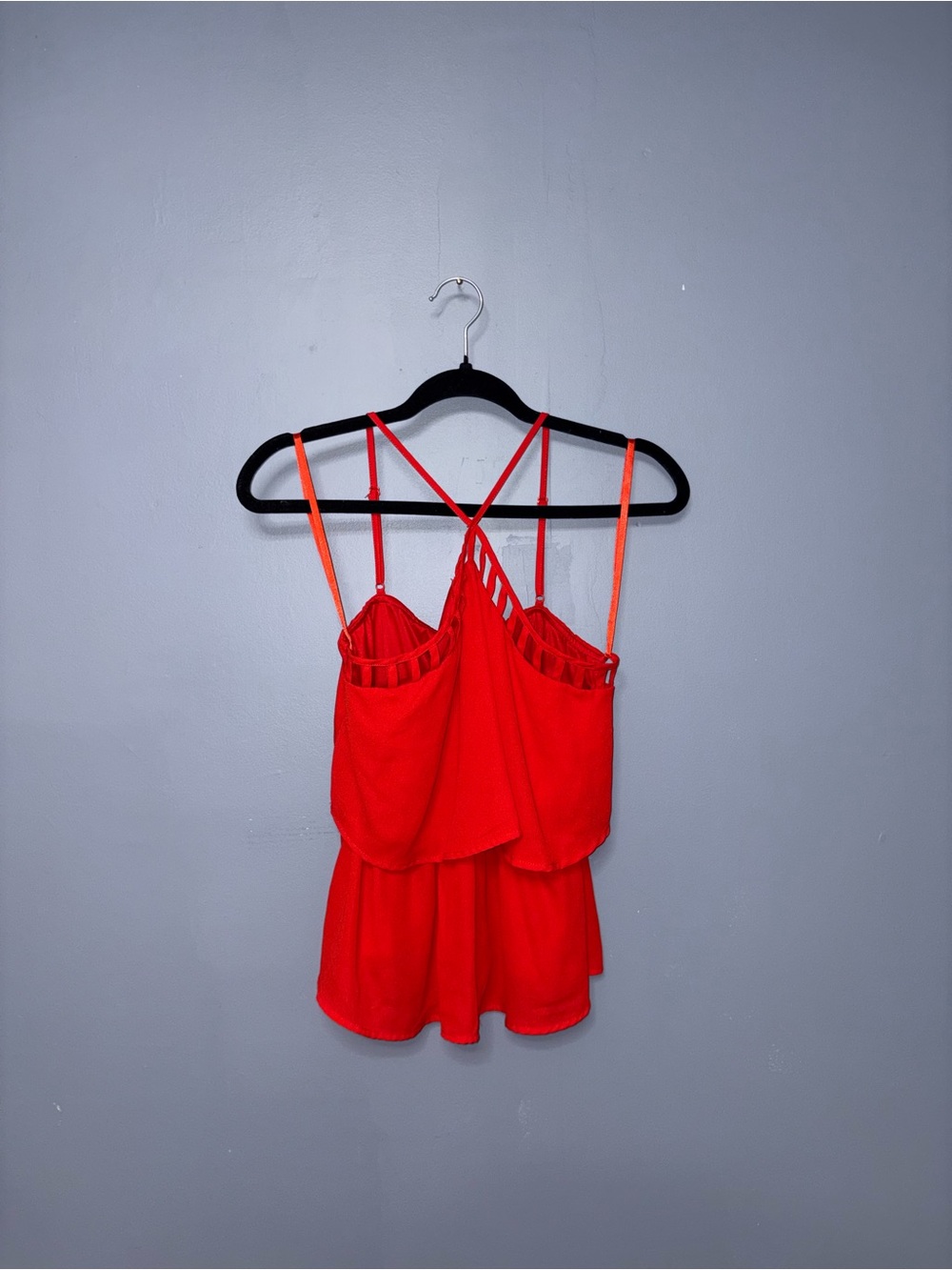 Monteau | Red Halter TankTop | Size Medium